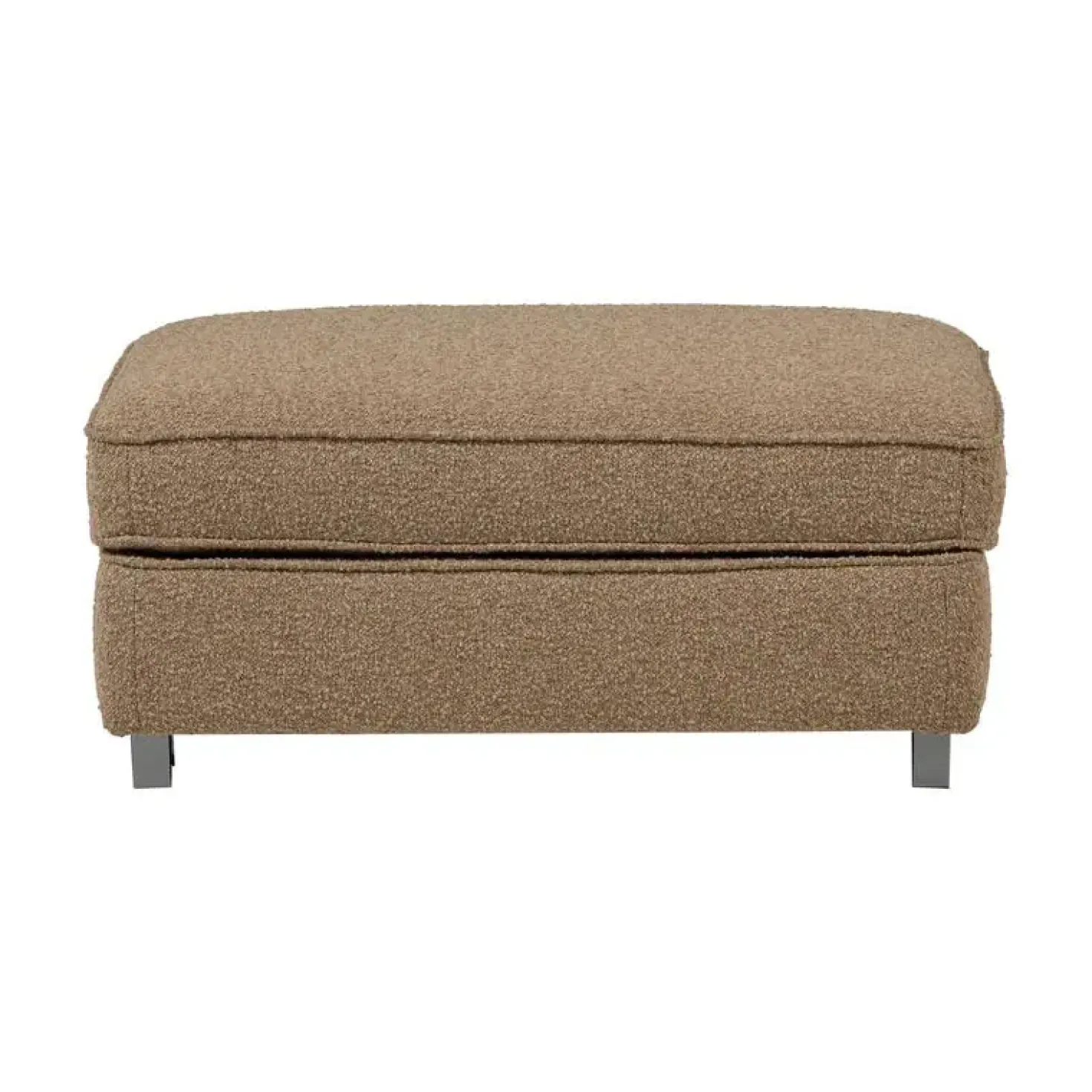 Lazy Hocker bouclé bruin