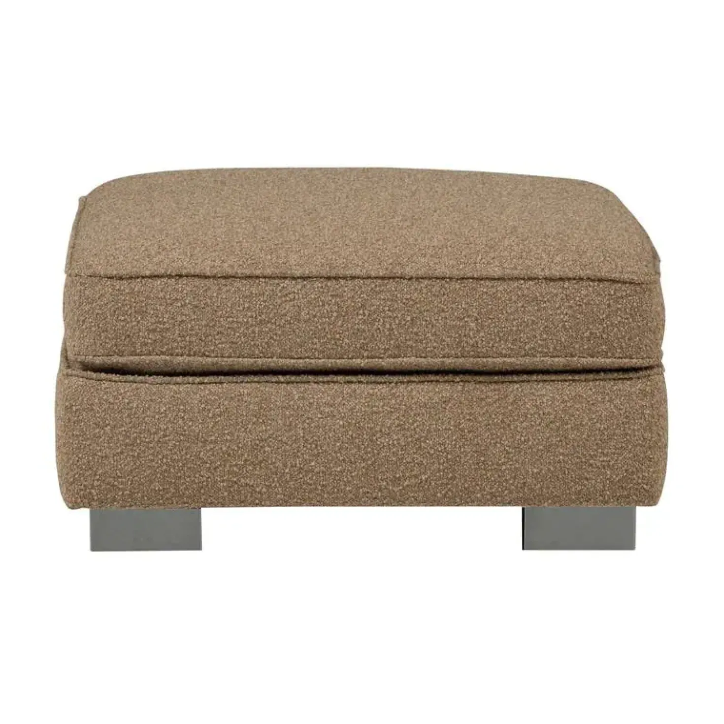 Lazy Hocker bouclé bruin