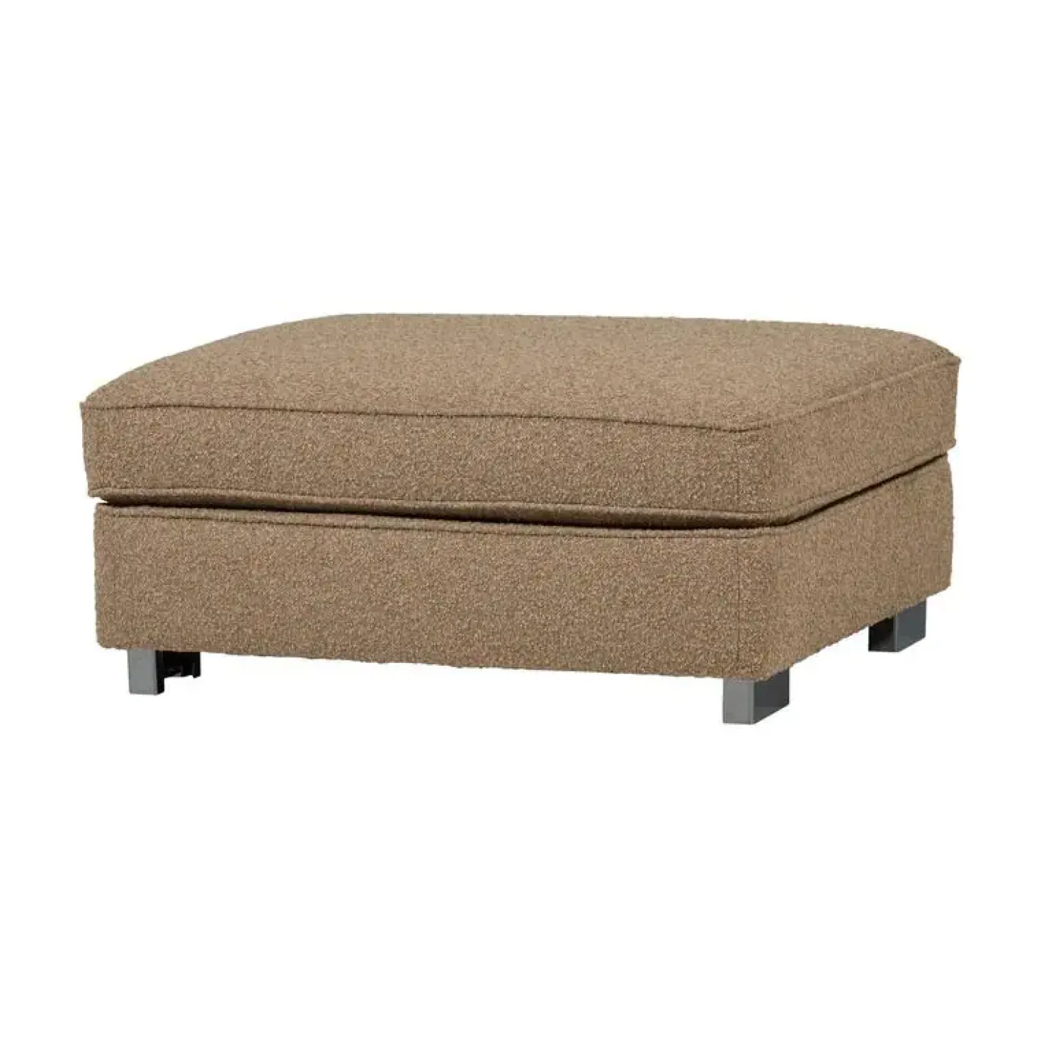Lazy Hocker bouclé bruin