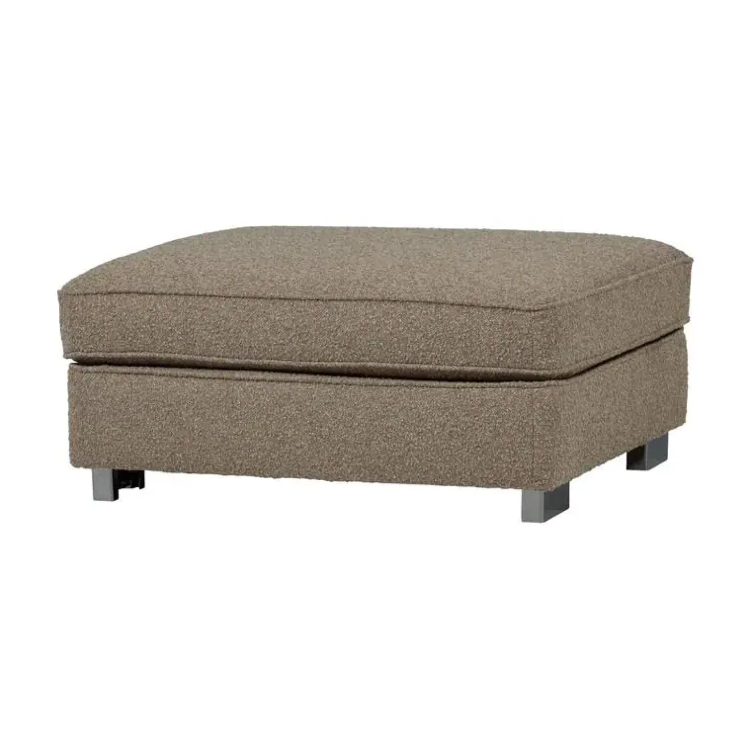 Lazy Hocker bouclé zand