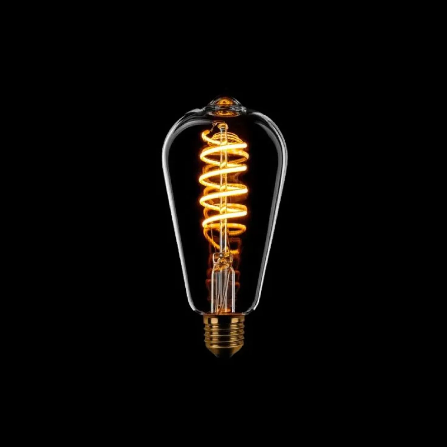 Led lamp Spiraal Druppel E27 Helder