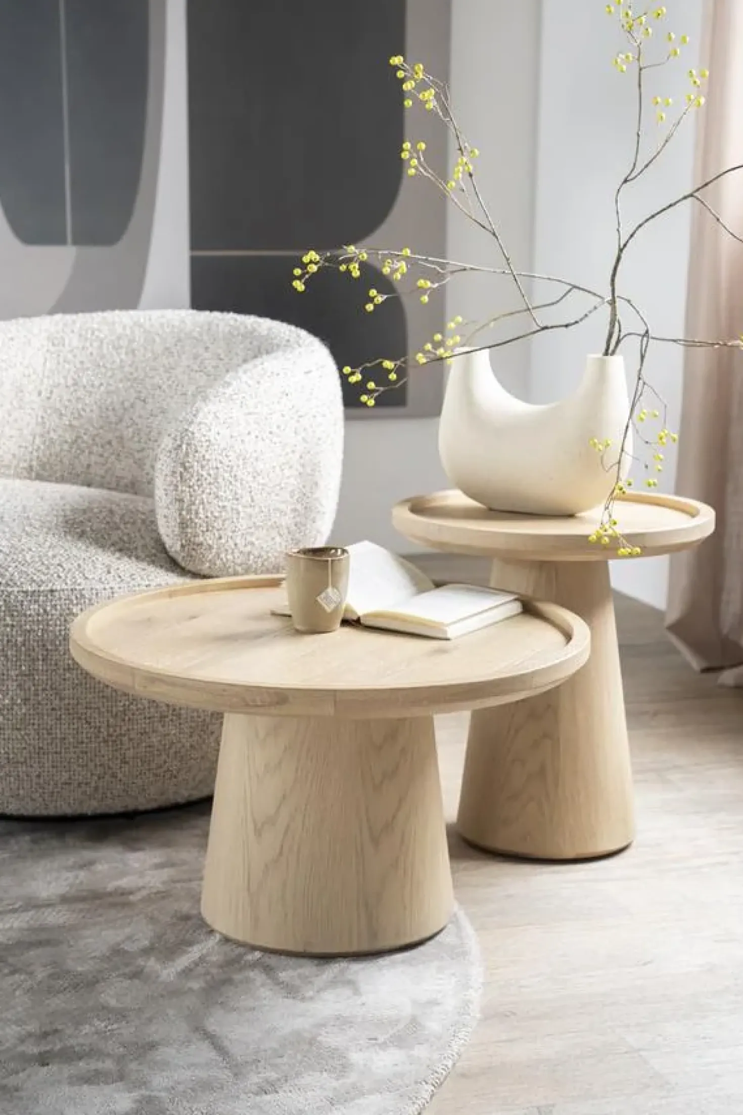 Leia Salontafel naturel 66 cm