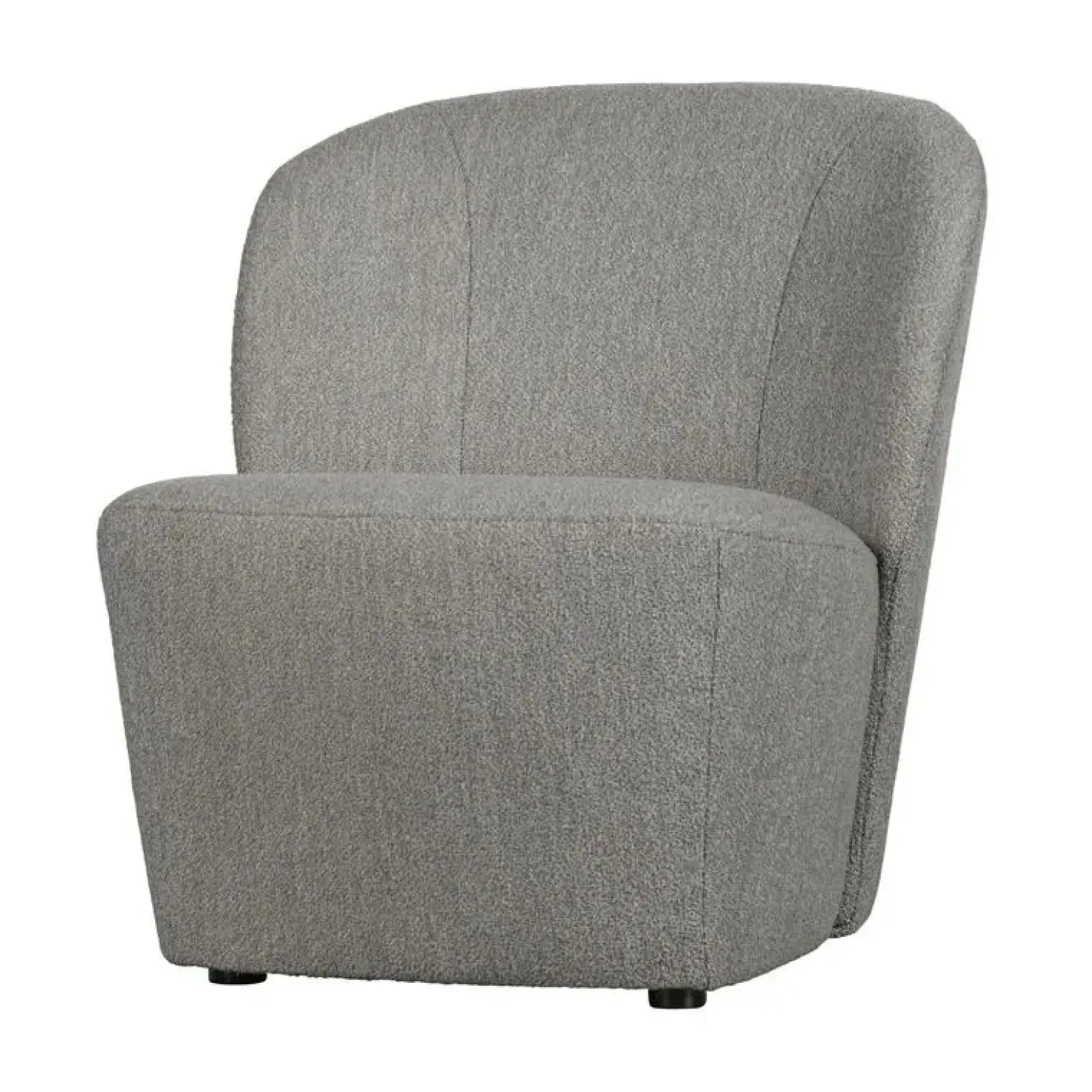Lofty Fauteuil bouclé grijs