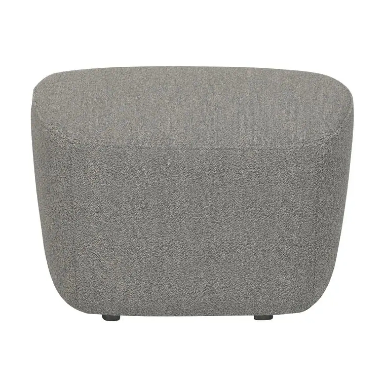 Lofty Hocker bouclé grijs