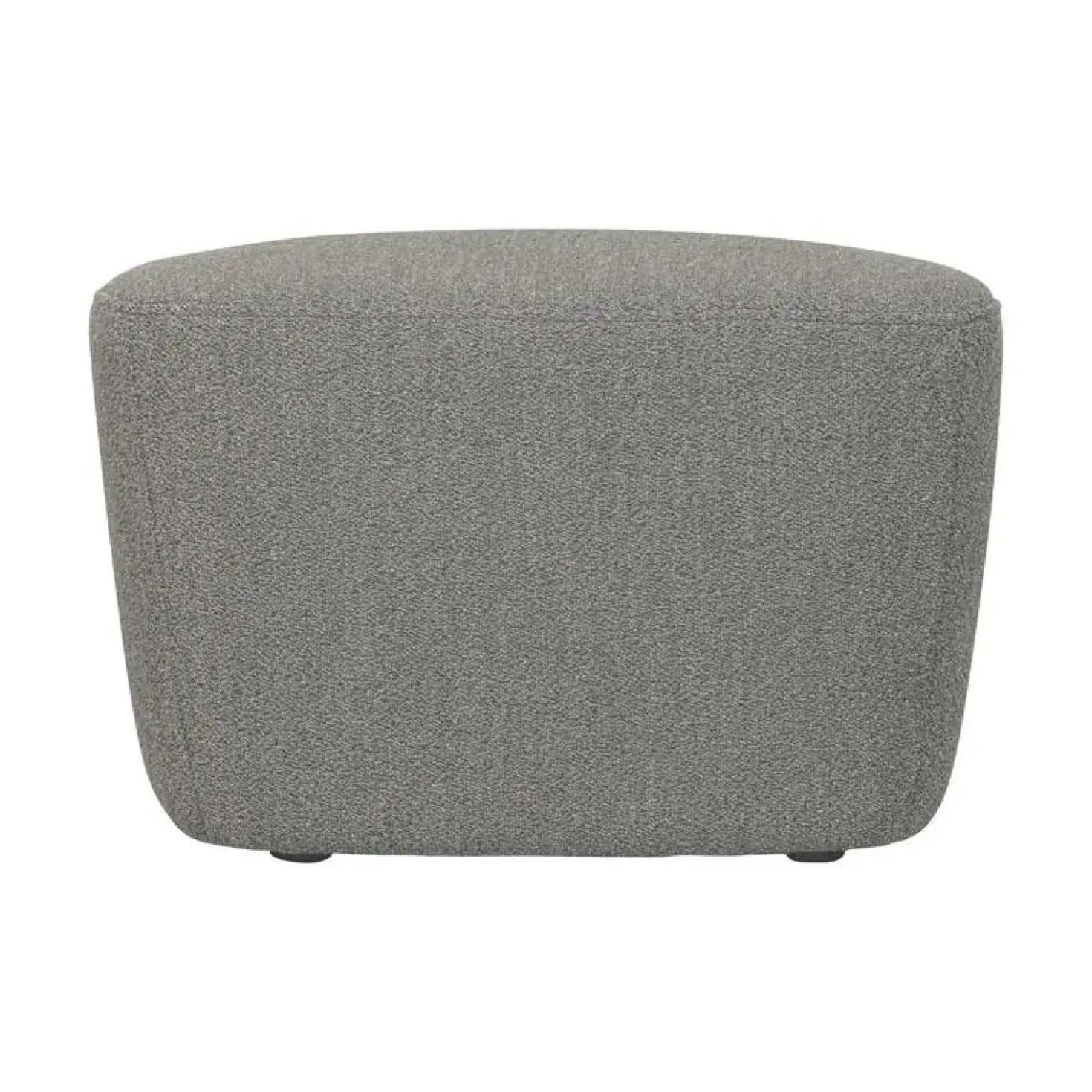 Lofty Hocker bouclé grijs
