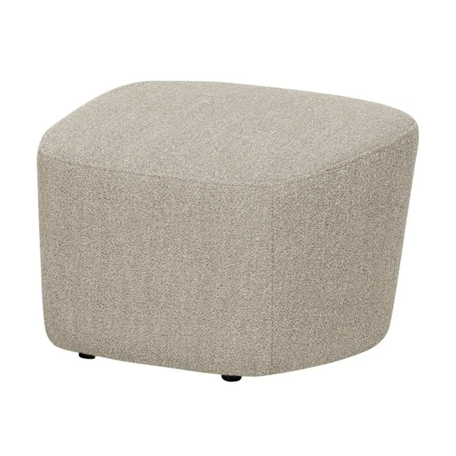 Lofty Hocker bouclé naturel