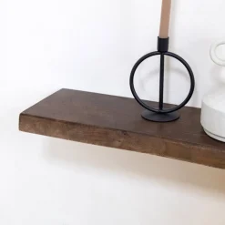 Londo Wandplank zwevend Walnoot Mangohout 40cm