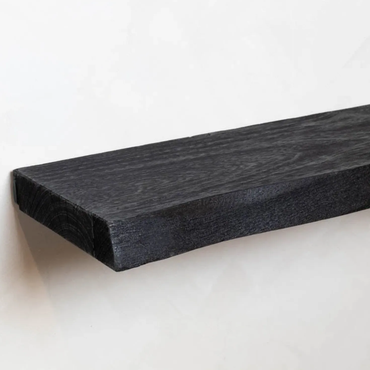 Londo wandplank zwevend Zwart Mangohout 60cm