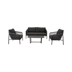 Loungeset Osaka zwart