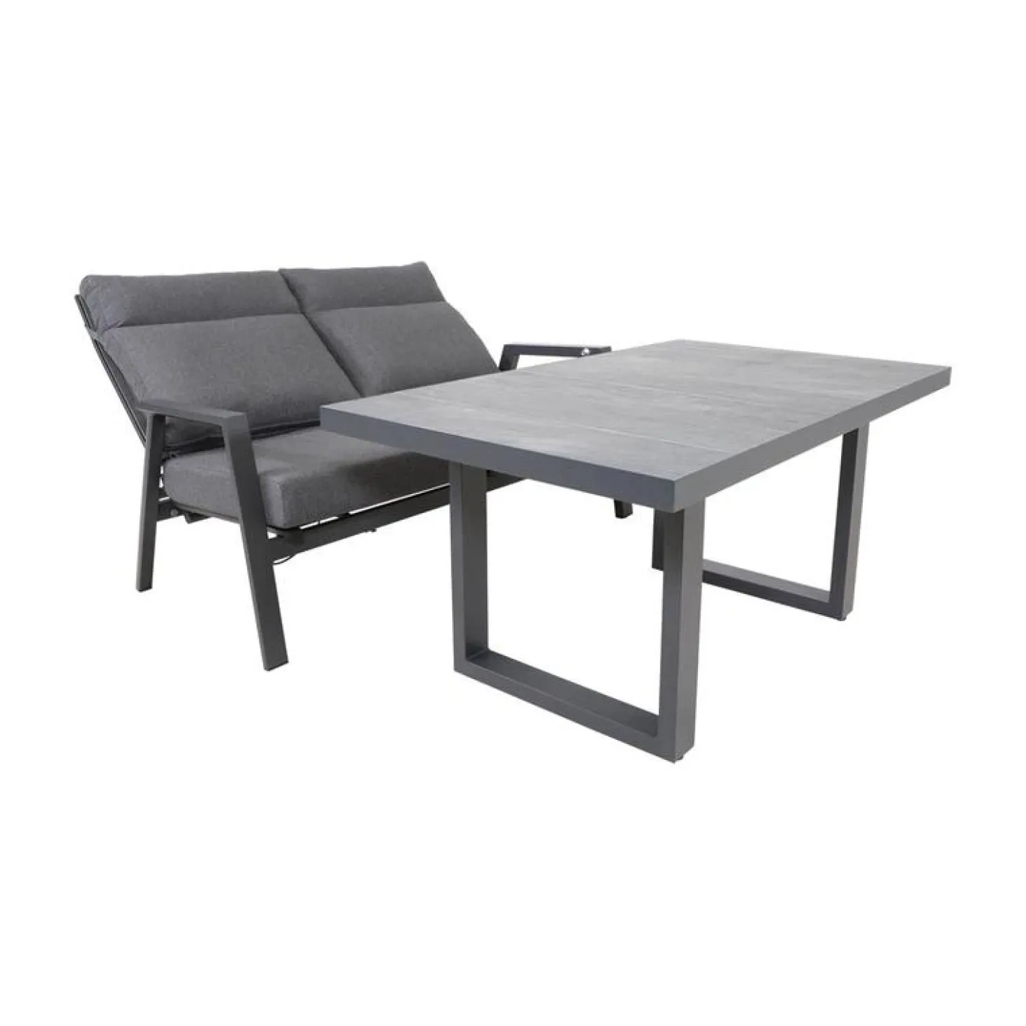 Loungetafel hoog Prato 2.0 Noir 140cm
