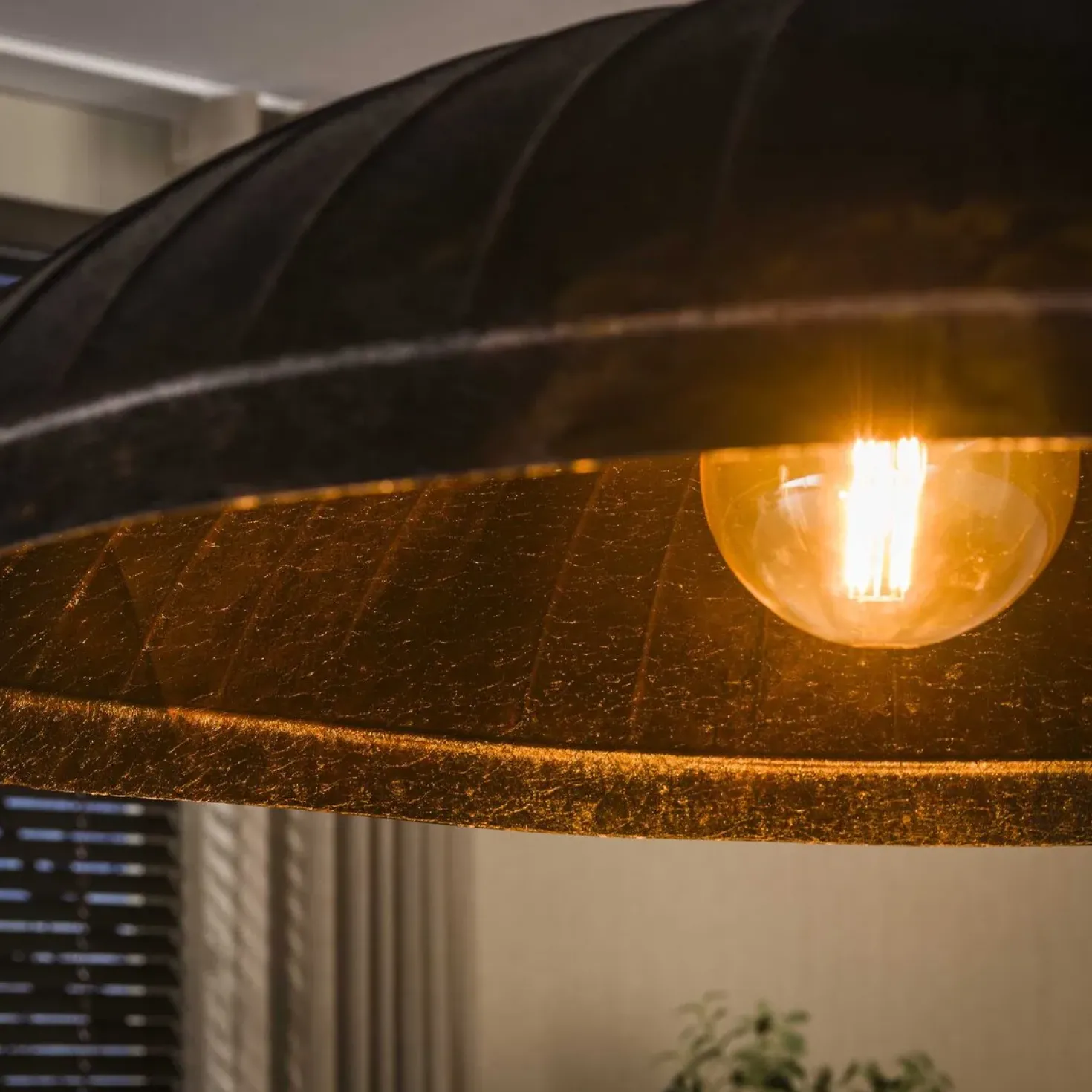 Madison 1-lichts Hanglamp Bruin