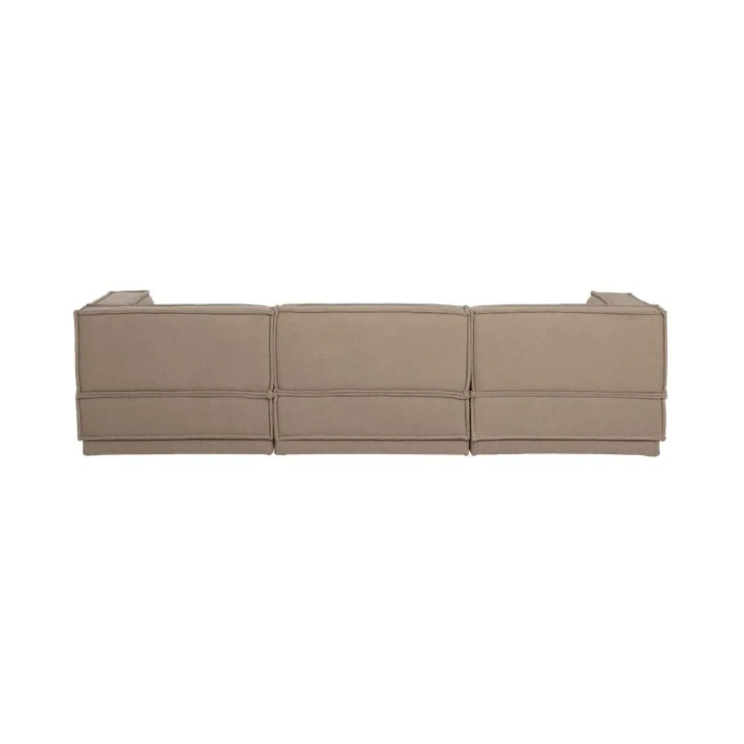 Manu Bank Chaise longue Links Teddy Taupe