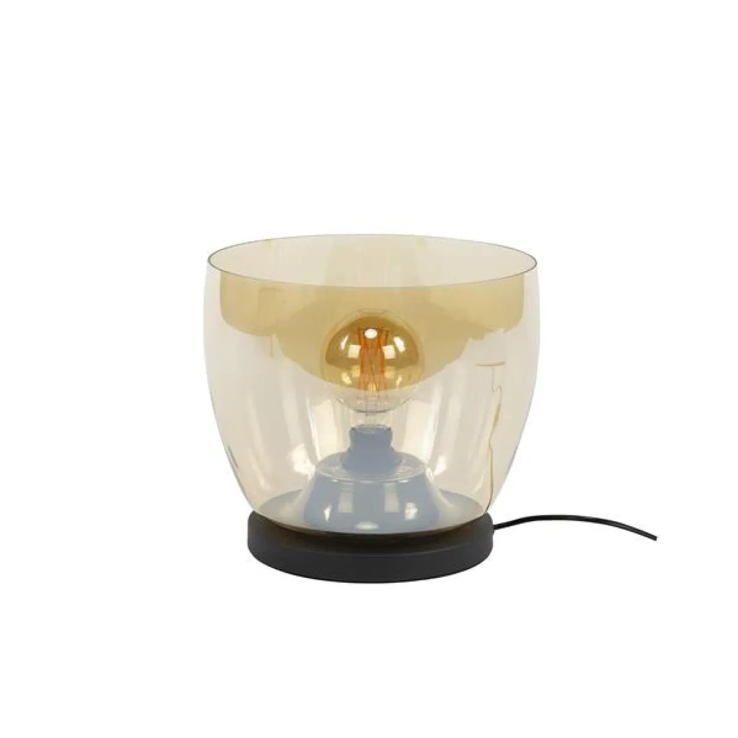 Masuka 1-lichts Vloerlamp Amber S 29cm