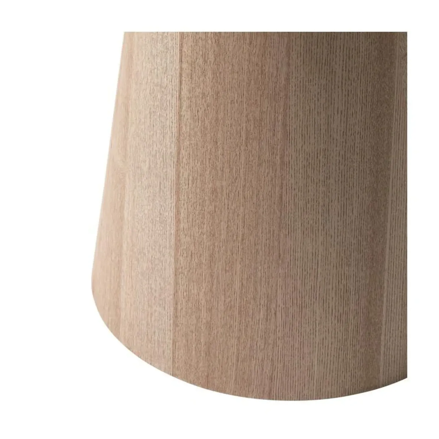Maud Bijzettafel Conisch rond MDF Naturel 45cm