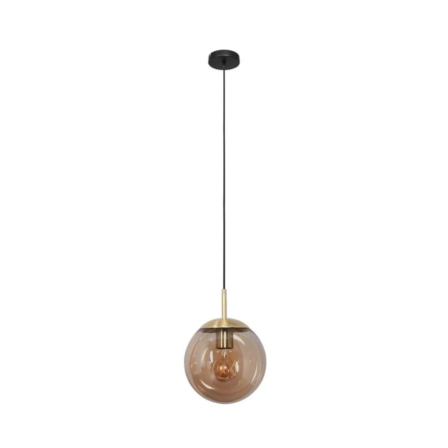 Maya 1-lichts Hanglamp 25cm Amber
