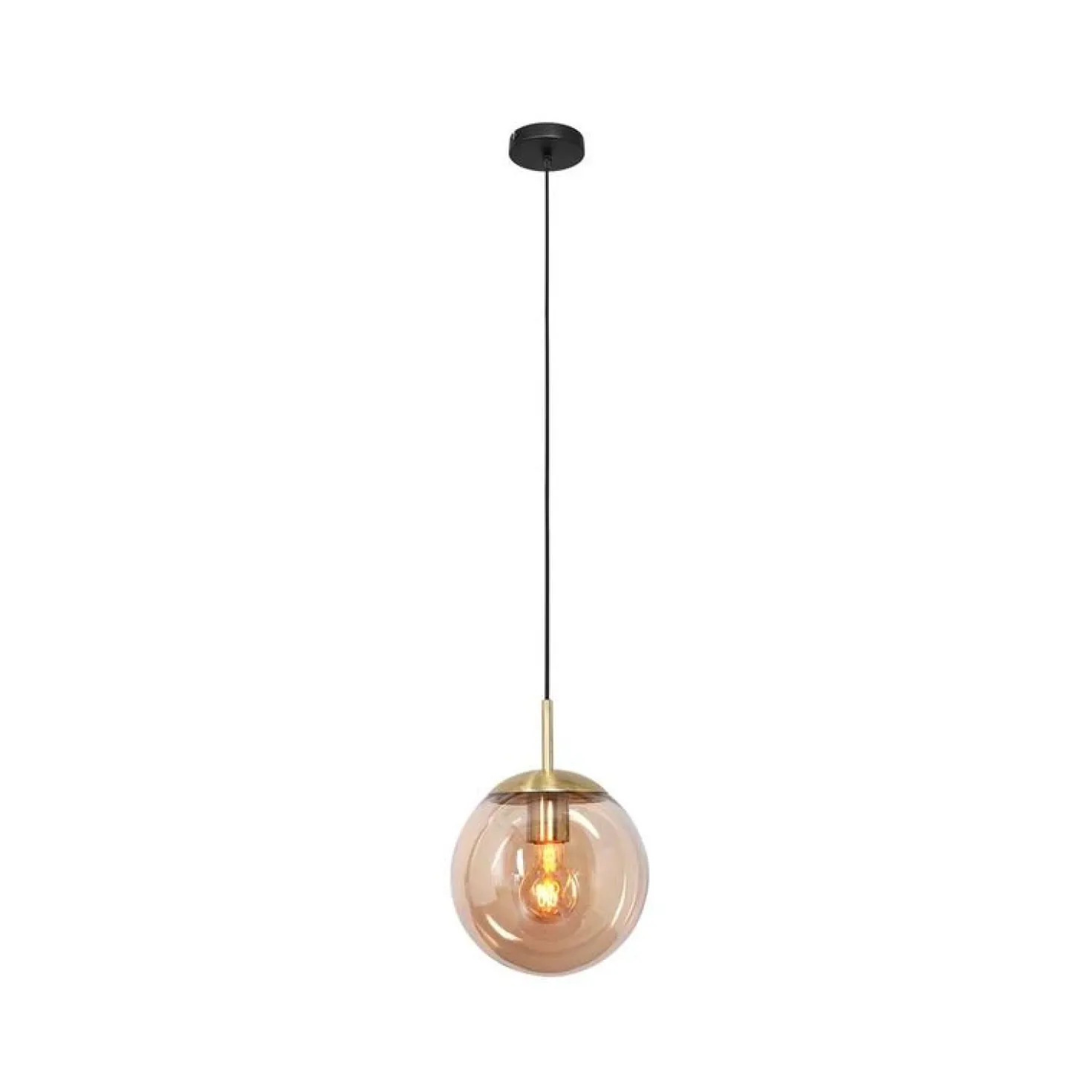 Maya 1-lichts Hanglamp 30cm Amber