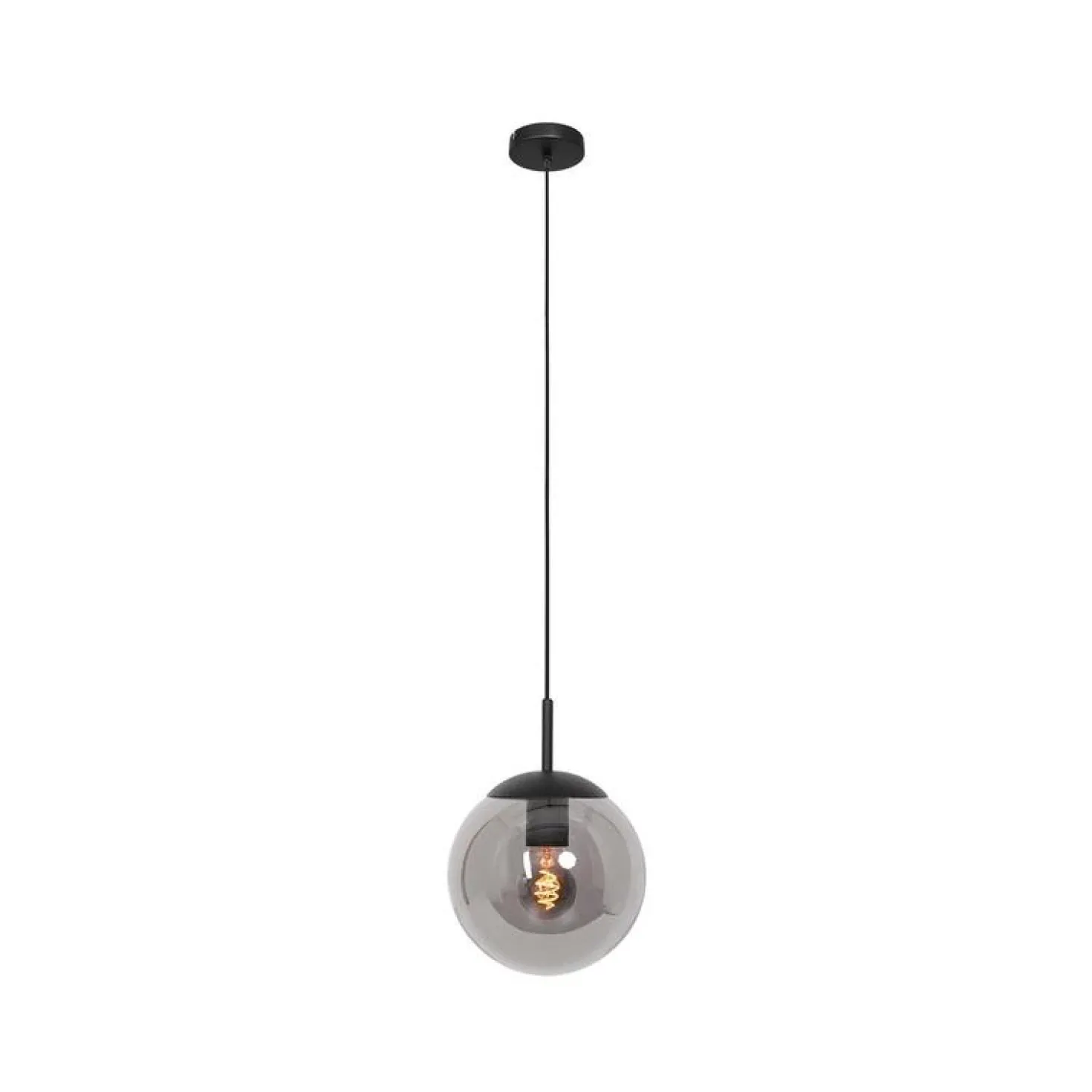 Maya 1-lichts Hanglamp 30cm Smoke