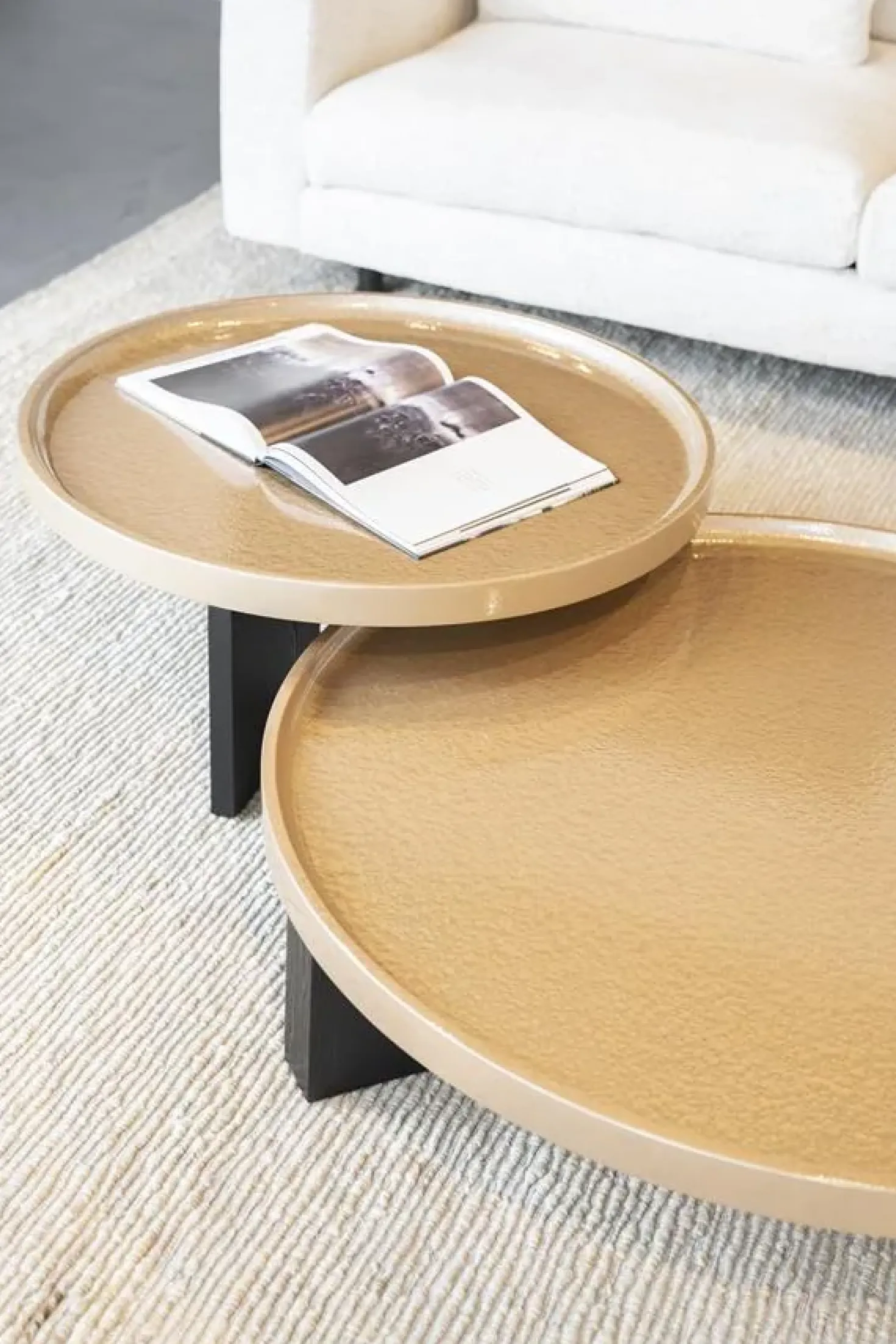 Mayson Salontafel beige 120 cm