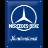 Mercedes Kundendienst - metalen bord