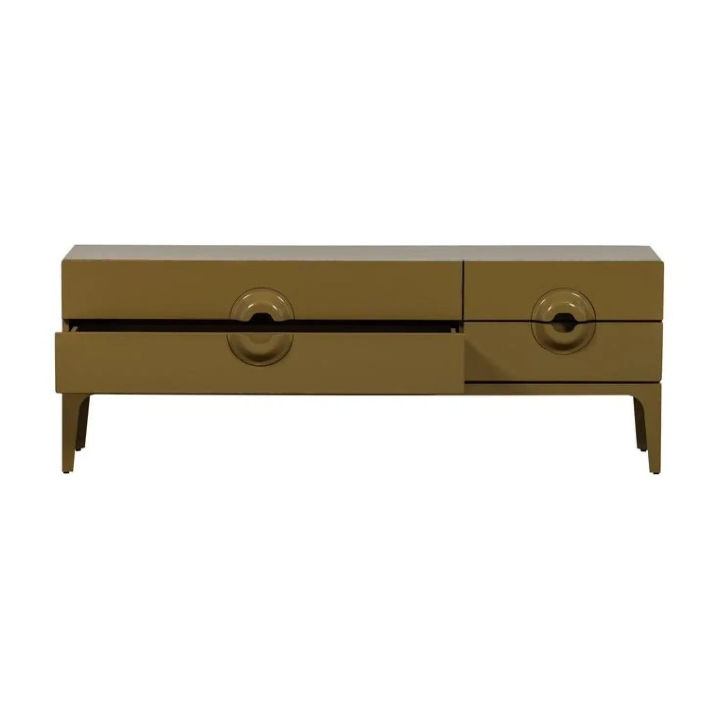 Merge TV Meubel Eucalyptushout Honinggeel 160cm