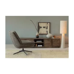Milaro Draaifauteuil Naturel Melange
