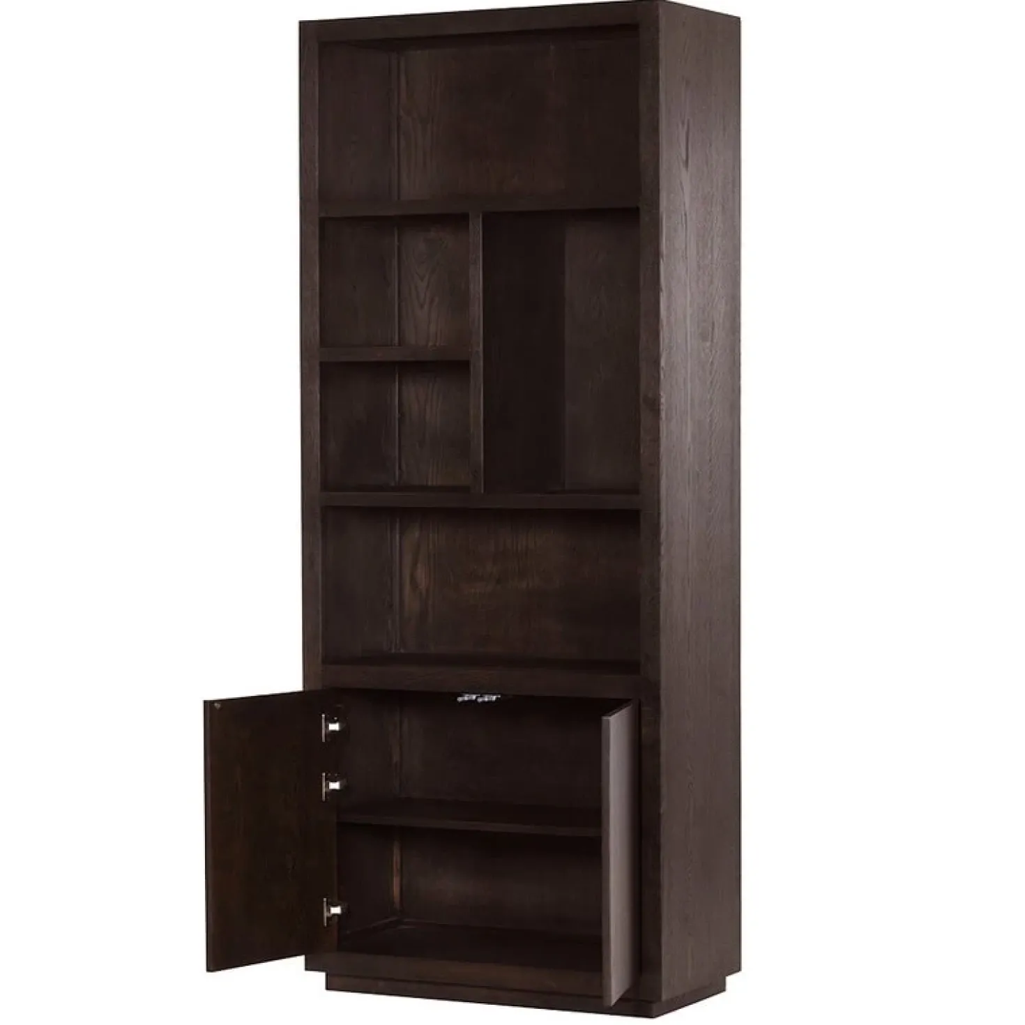 Mincio Vakkenkast bruin eikenfineer 90cm