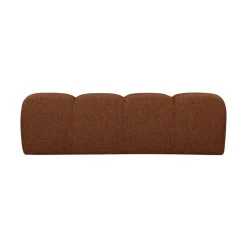 Mojo Eetkamerbank Bouclé Roestbruin Melange 164cm
