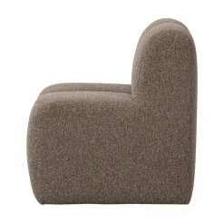Mojo Eetkamerbank Met Rugleuning Bouclé Bruin Melange 84cm