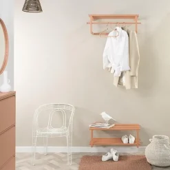 Nadia schoenenrek Terracotta metaal