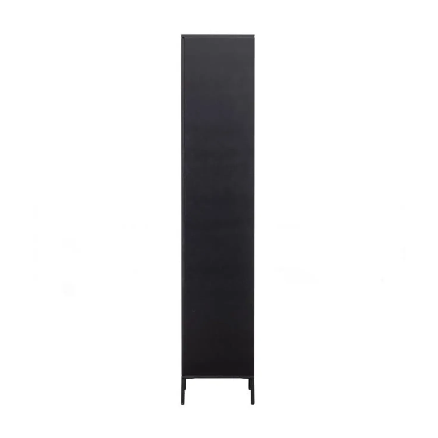 New Gravure Hoge kast met lade grenen zwart 60 cm