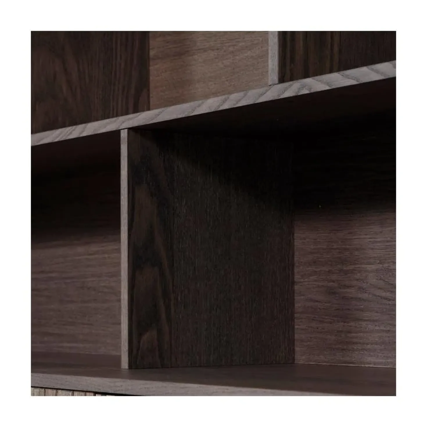 New Gravure Opzetkast essen fineer espresso 200 cm