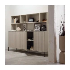 New Gravure Opzetkast grenen dust 200 cm