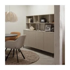 New Gravure Wandkast grenen dust 200 cm