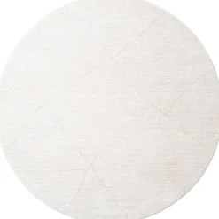 Nica vloerkleed Crème Rond 200x200cm