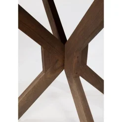 Nikki Eetkamertafel rond Acaciahout bruin 150 cm