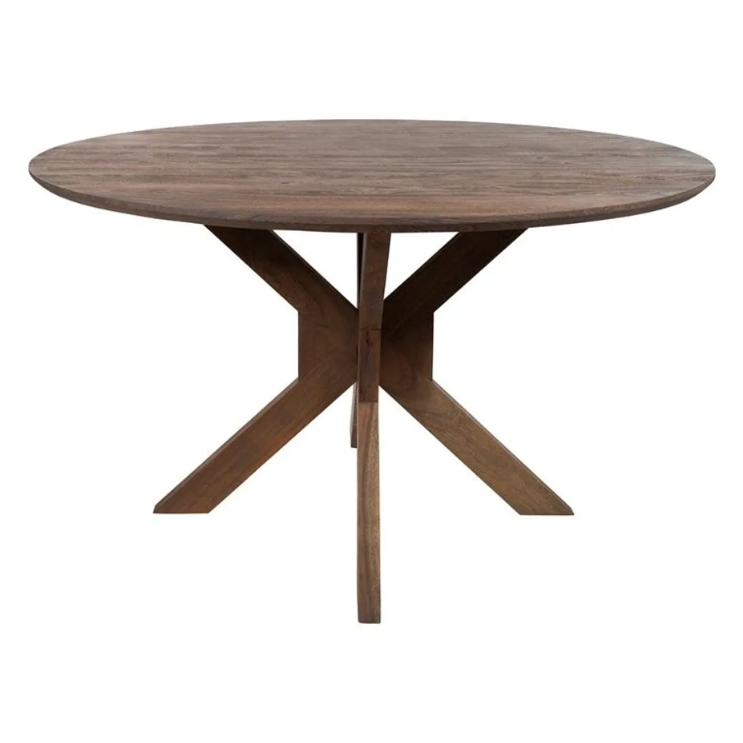 Nikki Eetkamertafel rond Acaciahout bruin 150 cm