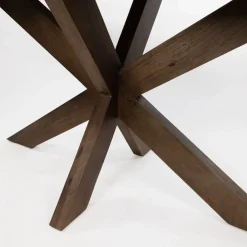 Nikki Eettafel deens ovaal Bruin Acaciahout bruin 160 cm