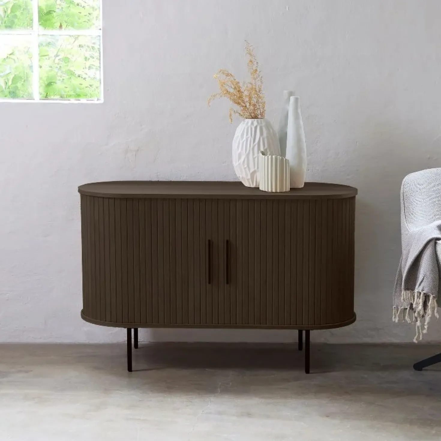 Nita Dressoir Donkerbruin 120cm