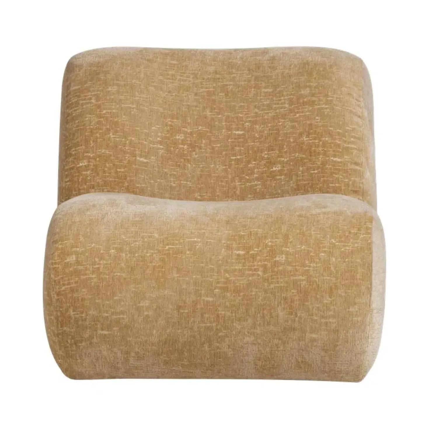 Nomu Fauteuil velvet Lichtgeel