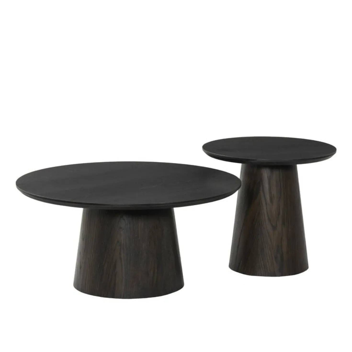 Novero Salontafel Espresso eiken 50cm rond