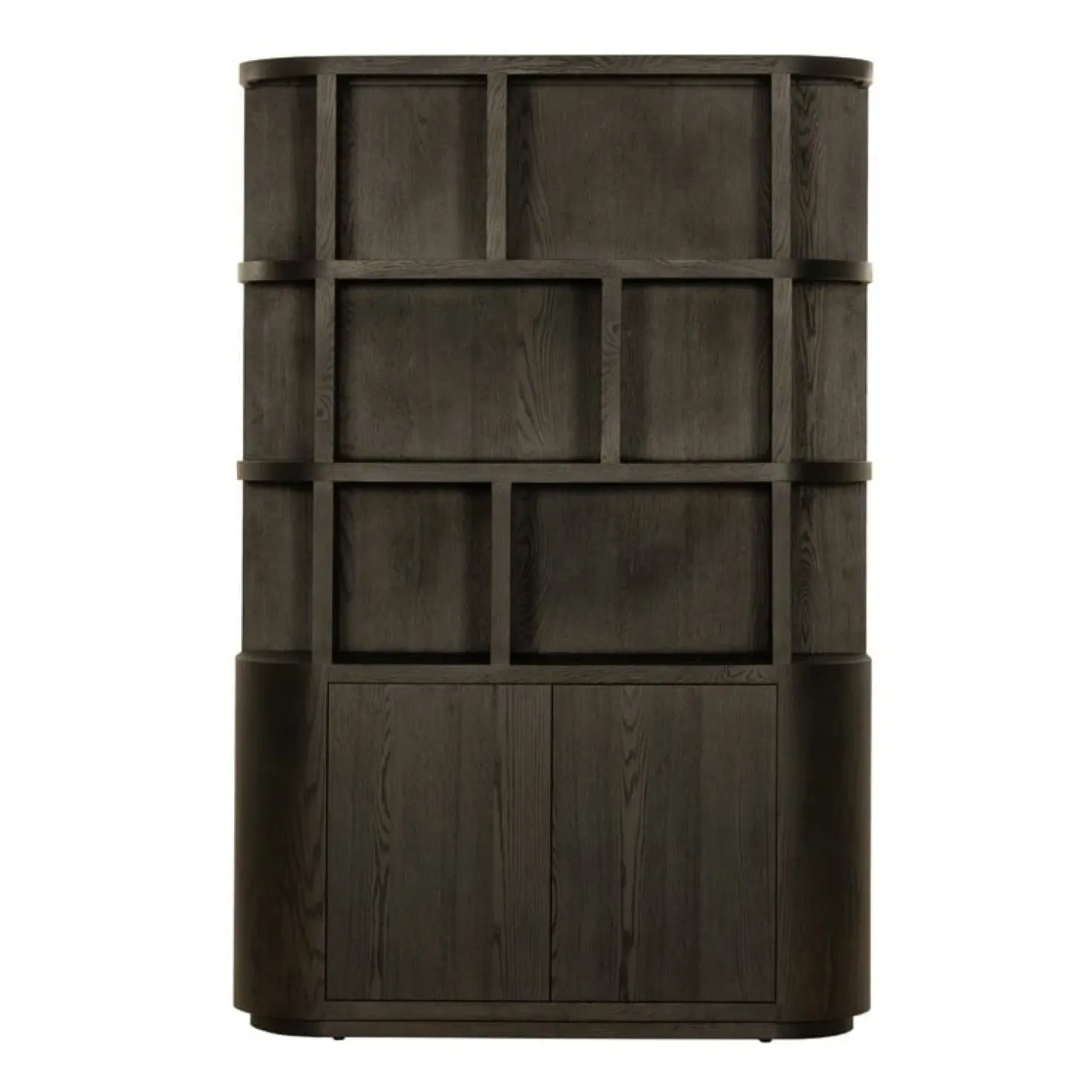 Novero Vakkenkast Espresso eiken 145cm