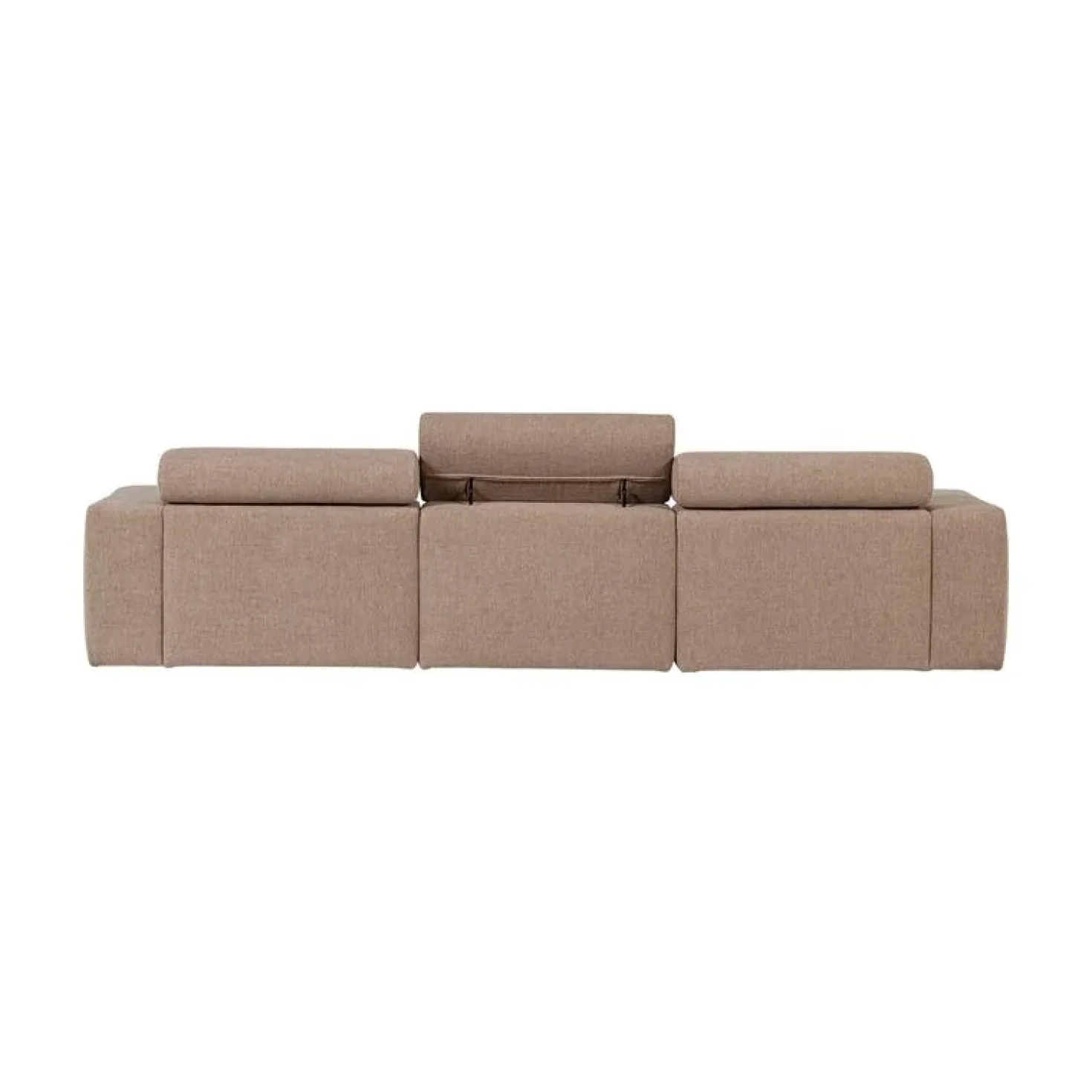 Novi Chaise Longue Bank Rechts Bouclé Taupe