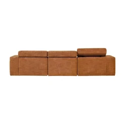 Novi Chaise Longue Bank Rechts Oranje Melange
