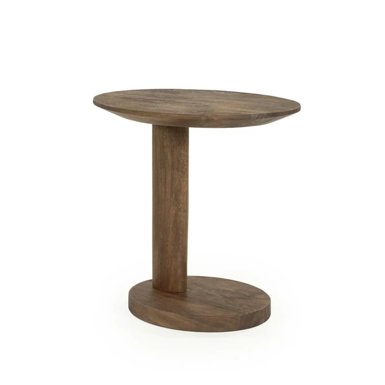 Novia Bijzettafel Lichtbruin mangohout 50cm