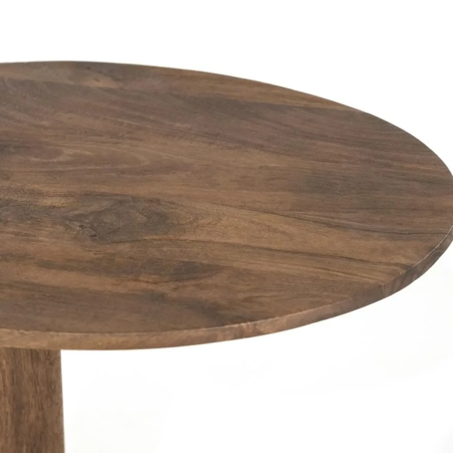 Novia Bijzettafel Lichtbruin mangohout 50cm