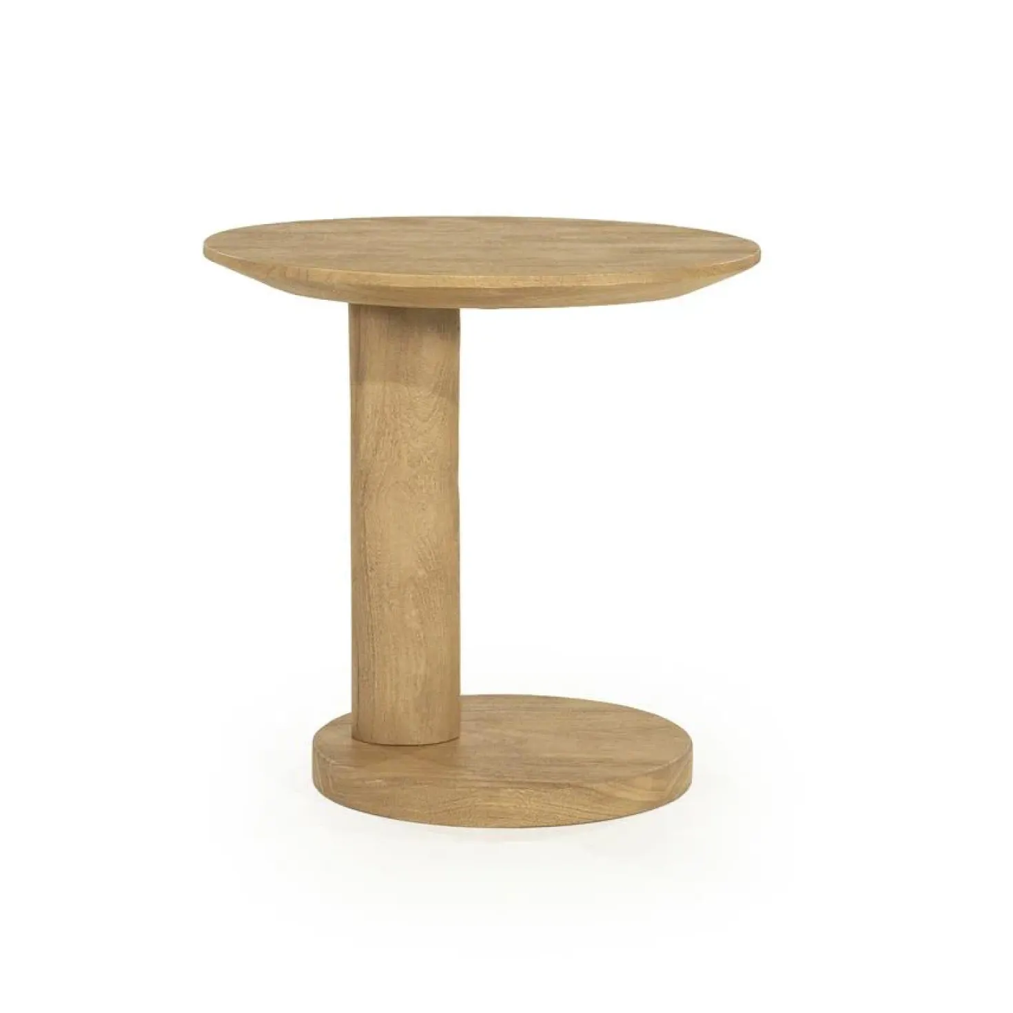Novia Bijzettafel Naturel mangohout 50cm