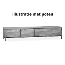 Nuvoro Zwevend Tv meubel 3-deurs Mango 180cm