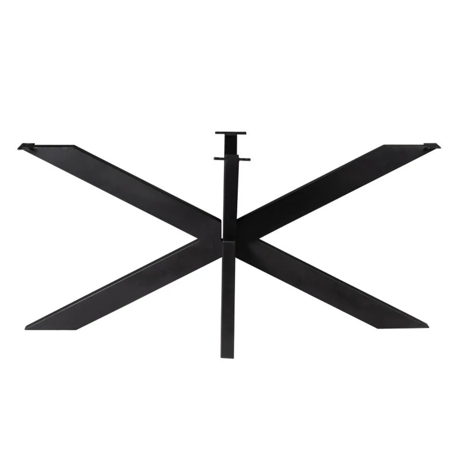 Onyx Matrixpoot ovaal/rechthoek zwart 160cm