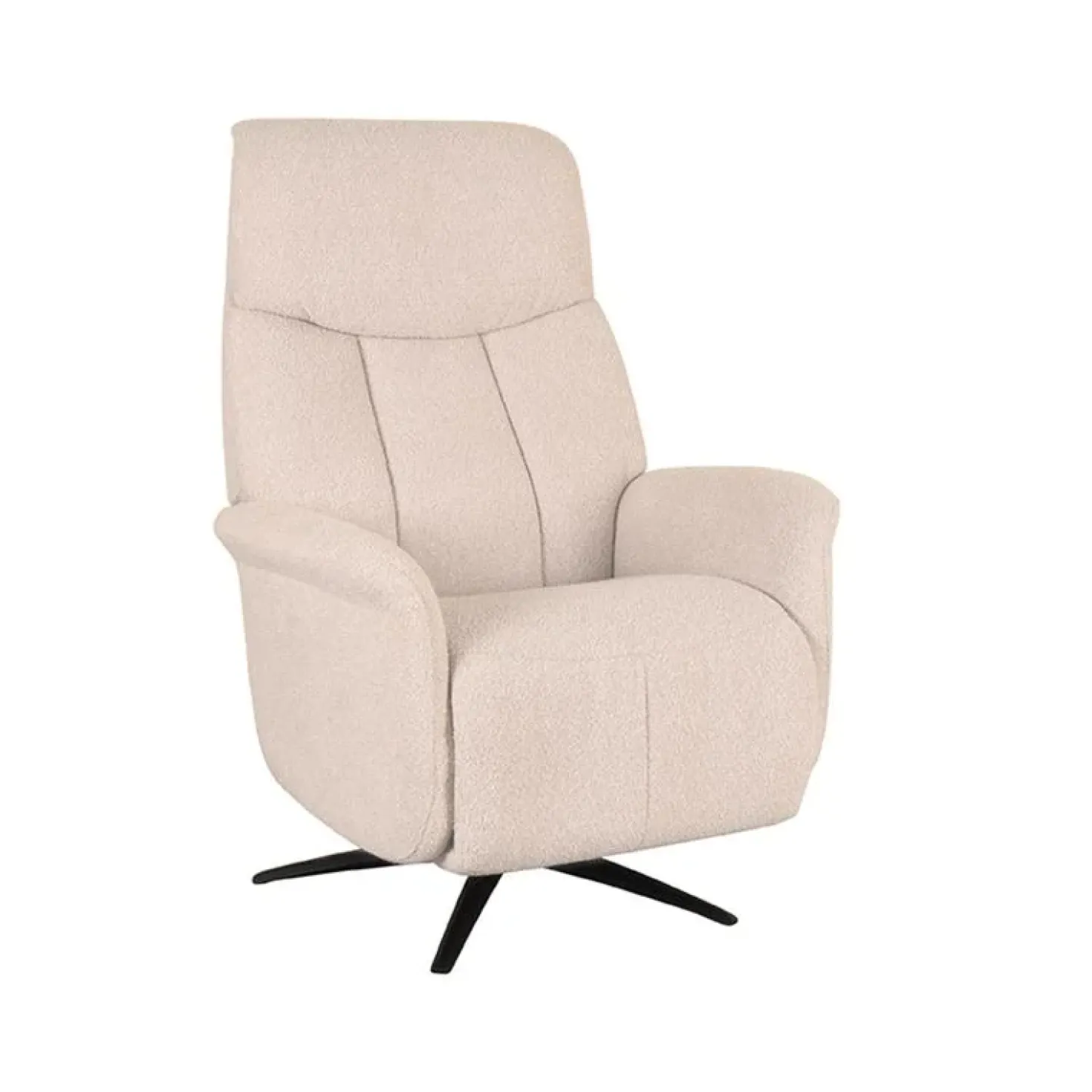 Oslo Fauteuil Naturel Boucle Elektrisch