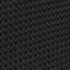 Pernille dressoir zwart melamine rotan 140cm